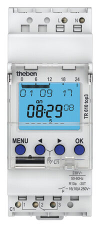Theben Digitale Zeitschaltuhr Wochenprogramm TR 610 top3