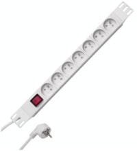 Kopp 932704012 Schuko-Steckdose 7-fach PROFIversal mit Schal.2-polig 45° CEE7/V