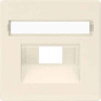 Siemens 5TG2544 DELTA i-system elektro- weiß Abdeckplatte UAE mit Schriftfeld