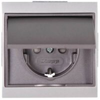 Kopp 911550081 Steckdose mit D. MLT anthrazit