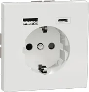 Merten Schuko Steckdose mit USB Ladegerät MEG2367-6035