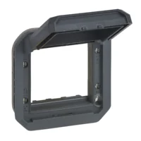 Legrand 069830L Plexo New Einsatz Mosaic Adapter mit Klappdeckel in der Anthrazit