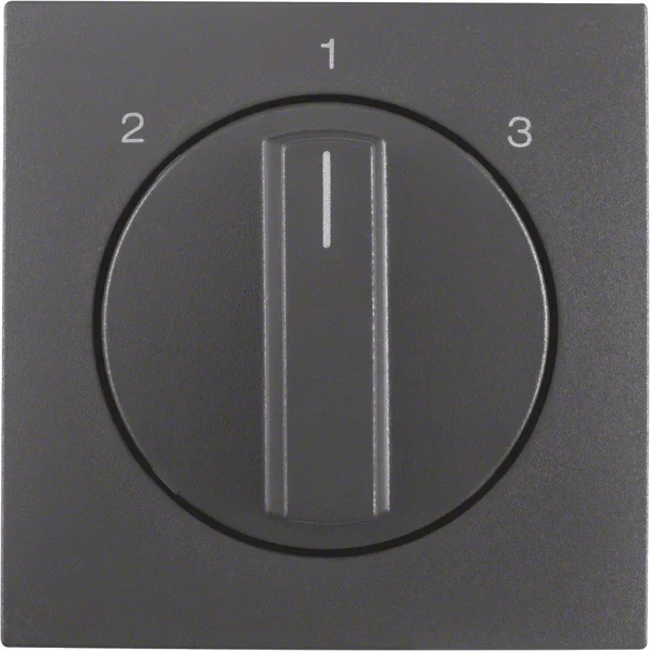 Berker Berker Zentralstück mit Drehknopf 3S B.3/B.7 anthrazit 1084160600