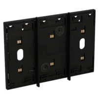BTicino KG8103 LivingNow 3M Rahmen mit integr. Busleitung Black