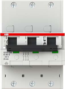 ABB ABB Stotz S&J Hauptlastschalter 25kA,80A,3P S753DR-K80