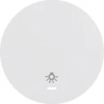 Berker Wippe pows/gl Linse/Symbol Licht 16212079