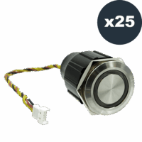 DoorBird D21x Runde Ruftaste, 25 Stück