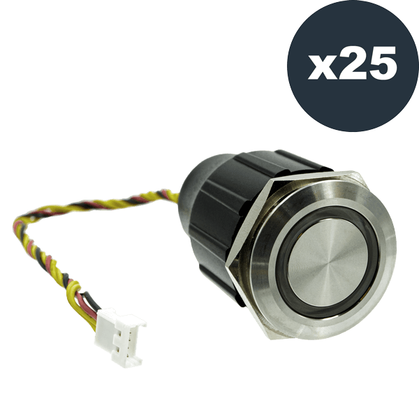 Doorbird DoorBird D21x Runde Ruftaste, 25 Stück