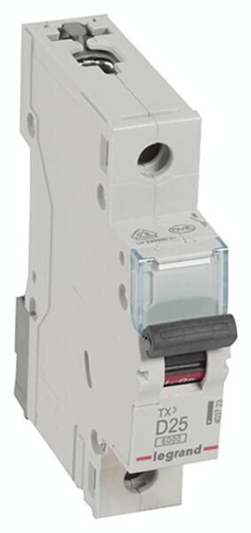 Legrand Legrand 403723 TX3 LS-Schalter D 25A 1-polig 6kA 230/400VAC 1TE