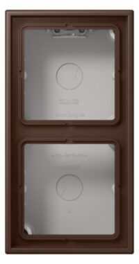 Jung LC 582 A 239 AP-Kappe 2-fach Duroplast lackiert Serie LS terre dombre brûlée