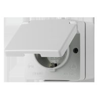Jung 621 W-1 SCHUKO®-Steckdose 16 A 250V IP44 WG600