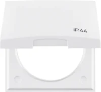 Berker Rahmen 1-fach pws mit Klappdeckel 918282599