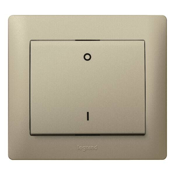 Legrand Legrand 771415 Wippe Aus mit Aufdruck 0/1 Galea titanium