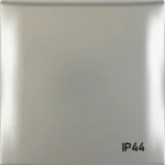 Berker Rahmen chrom matt/lackiert mit Klappdeckelu.- Aufdr. 918282568