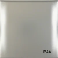 Berker Rahmen chrom matt/lackiert mit Klappdeckelu.- Aufdr. 918282568