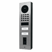 DoorBird D1102FV Fingerprint 50 Aufputz IP Video Türsprechanlage – Edelstahl V4A