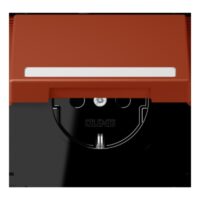 Jung LC1520BFNAKL232 SCHUKO-SteckdoseKI mit Klappdeckel mit S