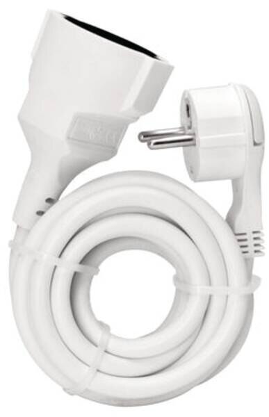 Kopp Kopp 143502087 Verlängerung mit Flachst 2m weiß