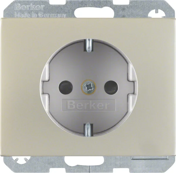 Berker Berker SCHUKO-Steckdose Edelstahl 41357004