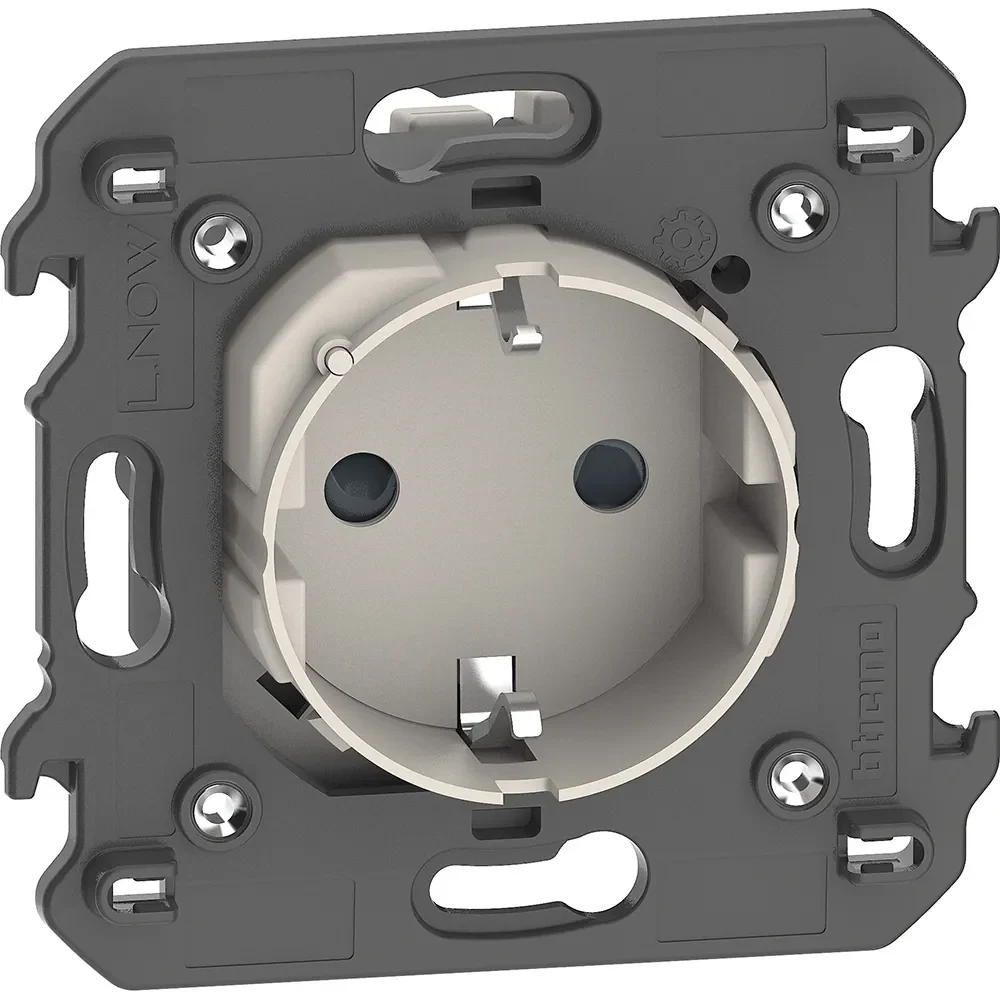 Legrand BTicino KM4141AC LivingNow Vernetzte Steckdose f.with Netatmo in Farb. Sand