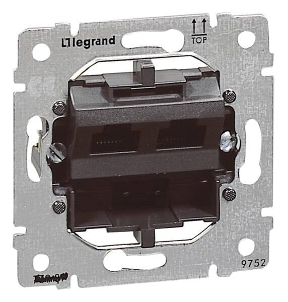 Legrand Legrand 775762 Datendose Kategorie5 2-fach UTP m.8poligem Steckergesicht ungesch.