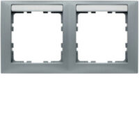 Berker 10229959 RA 2-F QUER M BSF S.1 aluminium LACK