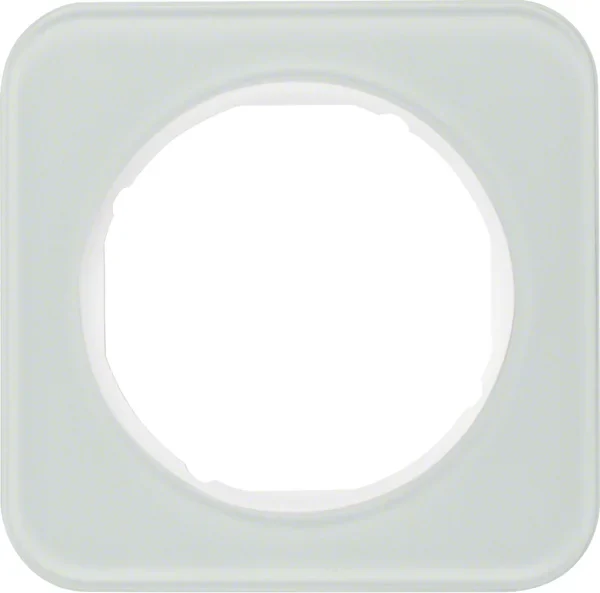Berker Berker Rahmen Glas/pows 1-fach, rund 10112109