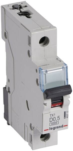 Legrand Legrand 403712 TX3 LS-Schalter D 0,5A 1-polig 6kA 230/400VAC 1TE