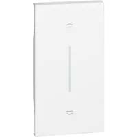 BTicino KW05M2 LivingNow 2M Tasten- abdeckung mit Symbol Auf-Ab White