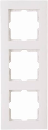 Kopp 402729084 ATHENIS UP-Feuchtraum 3-fach Abdeckrahmen IP44 Farbe:reinweiß