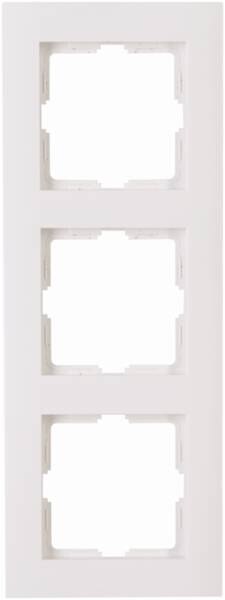 Kopp Kopp 402729084 ATHENIS UP-Feuchtraum 3-fach Abdeckrahmen IP44 Farbe:reinweiß