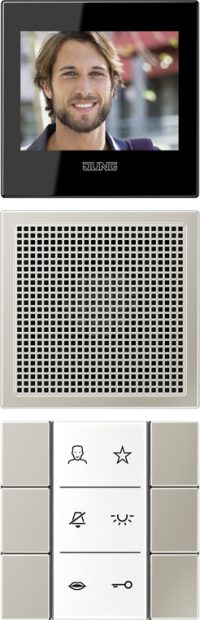 Jung Video-Innenstation BSF+Folie+Kabel SI VI ES 627