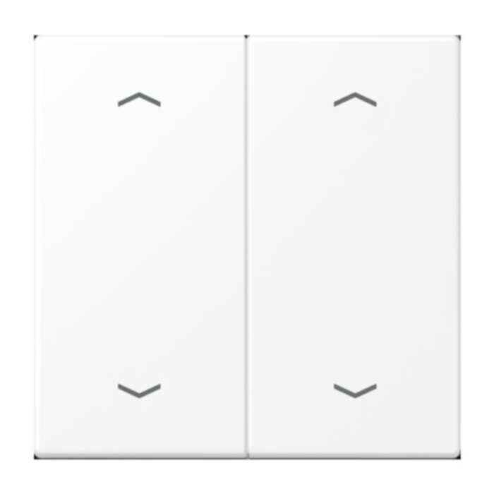 Jung LS 995 MP WWM Wippe 2fach m.4 Pfeilsymbolen Serie LS schneeweiß matt – Bild 1