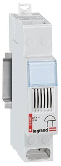 Legrand 004101 Läutewerk 8/12V 50Hz 4/5VA 360/420mA 80/84dB 1TE
