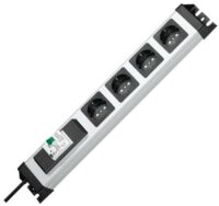Kopp 228120012 Powerversal 4-fach mit FI/LS 16A 30mA 250V IP20 482,6x71x58,3 sil-schwarz