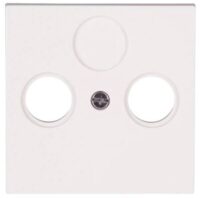 Kopp 490929005 Abdeckung für Ant steckd.2-fach TV RF M3x13,M3x16,M3x25 HK07 reinweiß