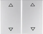 Berker Wippe aluminium Symbol Pfeile 14357203