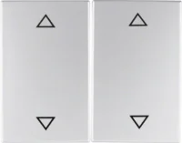 Berker Wippe aluminium Symbol Pfeile 14357203