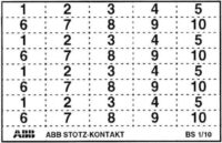 Bild vom Produkt: ABB Stotz S&amp;J Kennzeichnungsschild mit Beschriftung BS-1/10