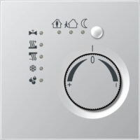 Jung KNX Stetigregler alu mit integriert Busankoppler AL 2178 TS