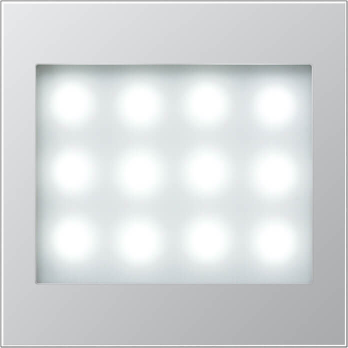 Jung Jung LED-Leselicht alu weiße LEDs AL 2539 LED LW-12