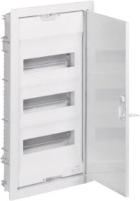 Legrand 001438 Metalltür mit Geräteträger Signalweiß für UP-Vert. Ekinoxe 36+6M 1R