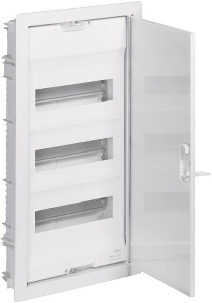 Legrand Legrand 001438 Metalltür mit Geräteträger Signalweiß für UP-Vert. Ekinoxe 36+6M 1R