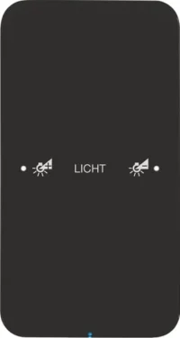 Berker Touch-Sensor 1-fach Glas schwarz 75141165