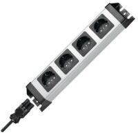 Kopp 226320016 Powerversal 4-fach 250V 16A IP20 352,6x71x58,3 silber-schwarz