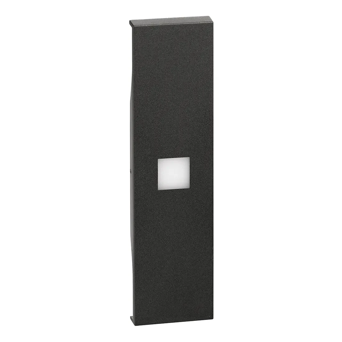 Legrand BTicino KG01X LivingNow 1M Tasten- abdeckung mit großem Beleuchtung fenster Black