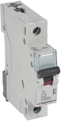 Legrand 404165 TX3 LS-Schalter C 3A 1-polig 10kA 230/400VAC 1TE