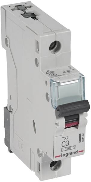 Legrand Legrand 404165 TX3 LS-Schalter C 3A 1-polig 10kA 230/400VAC 1TE