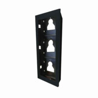 Comelit Group Montagerahmen 3 Module, schwarz UT9163B