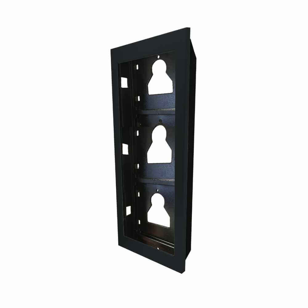 Comelit Comelit Group Montagerahmen 3 Module, schwarz UT9163B